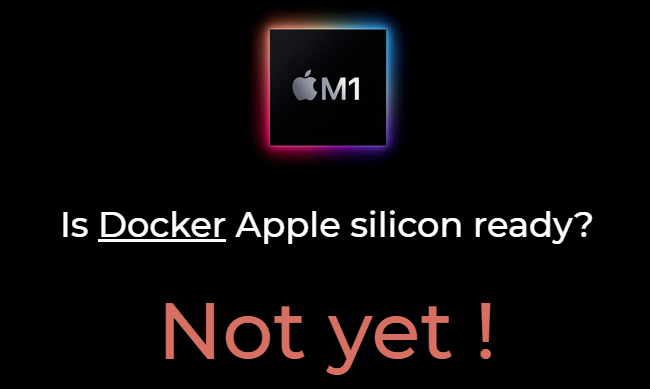 W momencie premiery Docker nie działał jeszcze na komputerach M1 Mac.