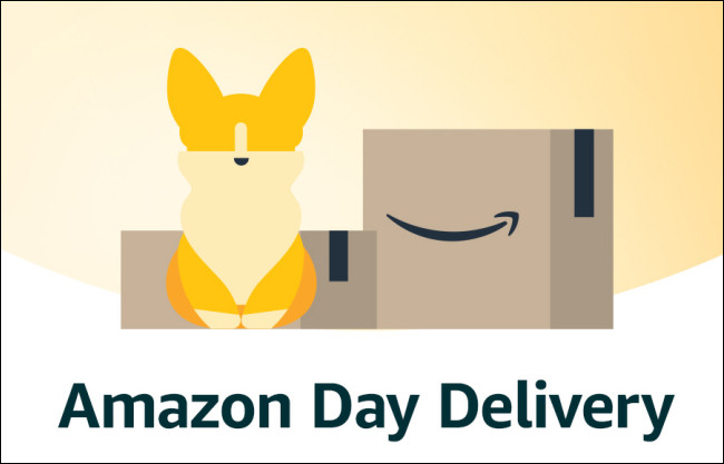 Illustration de livraison Amazon Day