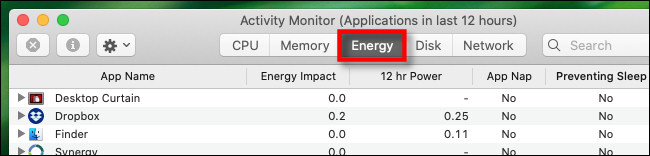 În Monitorul de activitate pe Mac, faceți clic pe 