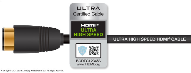 Kabel kompatibilní s HDMI 2.1 s 