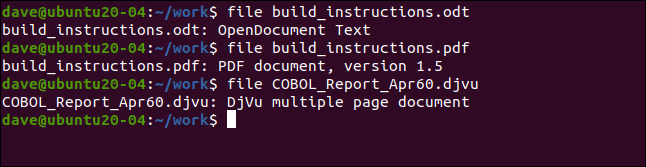 fichier build_instructions.odt dans une fenêtre de terminal.