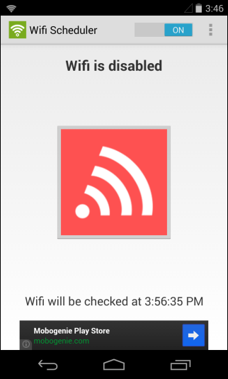 Wireless Manager_Wifi wyłączone