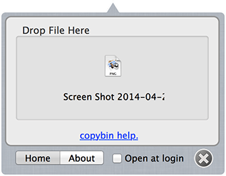 Copybin - Envoyé depuis Mac