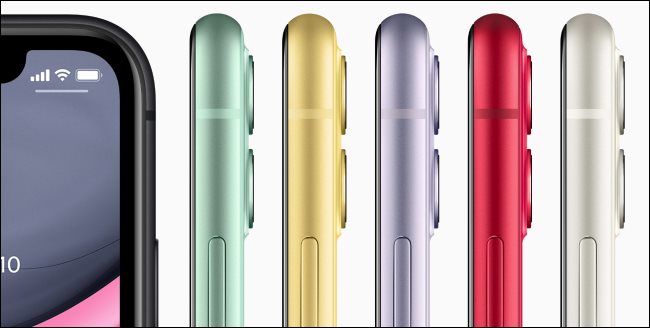L'Apple iPhone 11 en différentes couleurs
