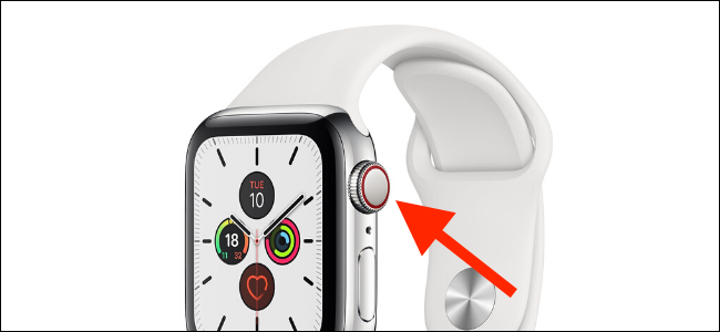 Czerwona kropka lub pierścień Apple Watch Cellular
