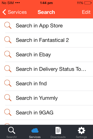 Searchr recherche