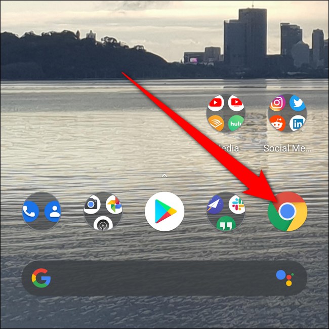 Aplicación de Chrome Click para Android