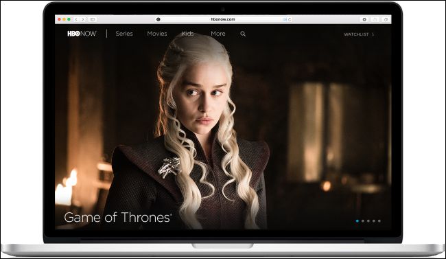 Game of Thrones en streaming sur un ordinateur portable