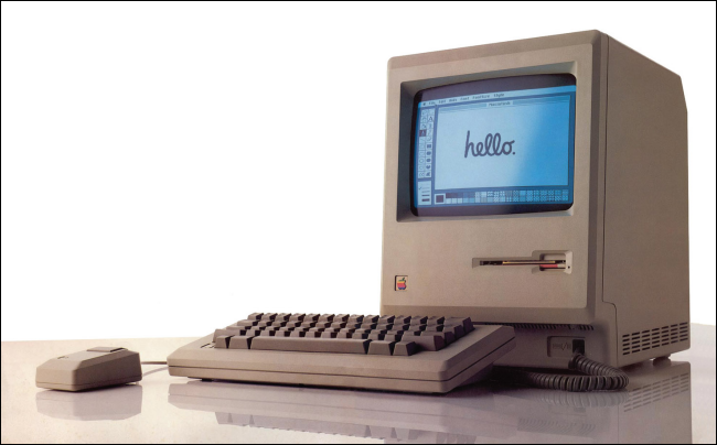 Оригинален Macintosh от 1984 г. с 