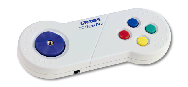 El Gamepad Gravis para PC.