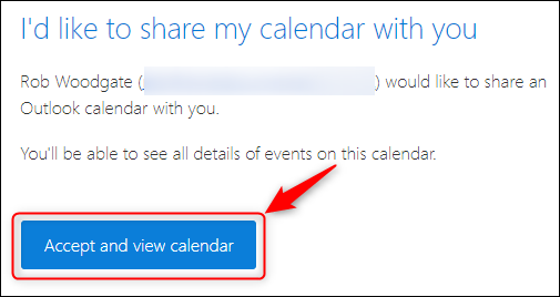 Wiadomości e-mail z udostępnianiem kalendarza zawierające przycisk dodawania kalendarza udostępnionego.