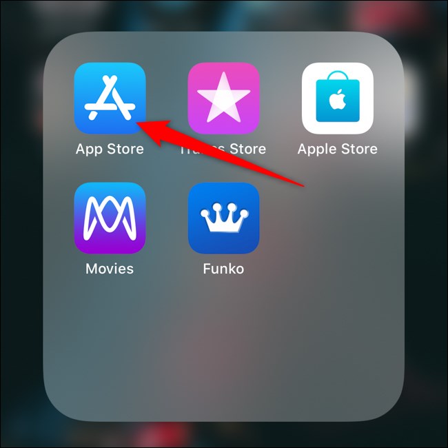 Apple iPhone Tap App Store