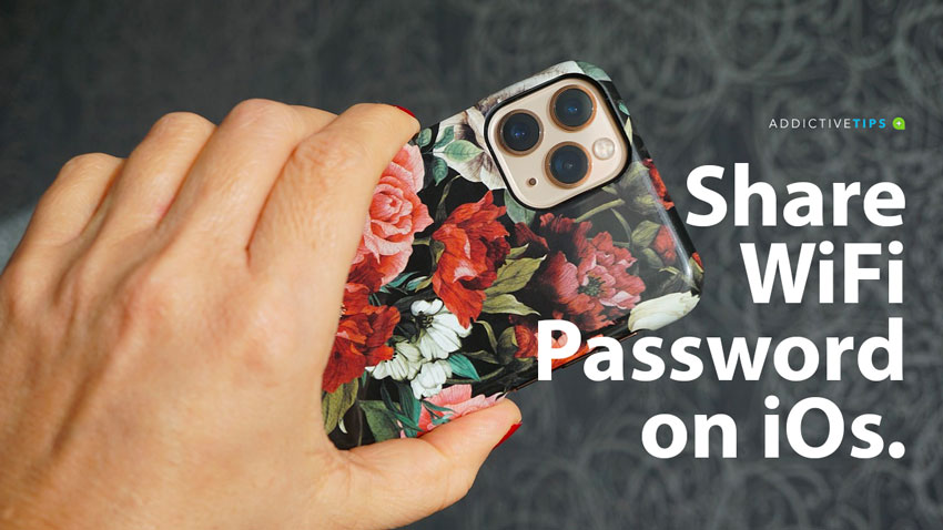Condividi le password WiFi su dispositivi iOS