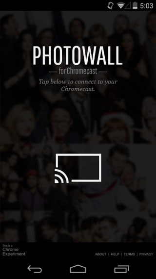 Photowall para Chromecast_Phone 2