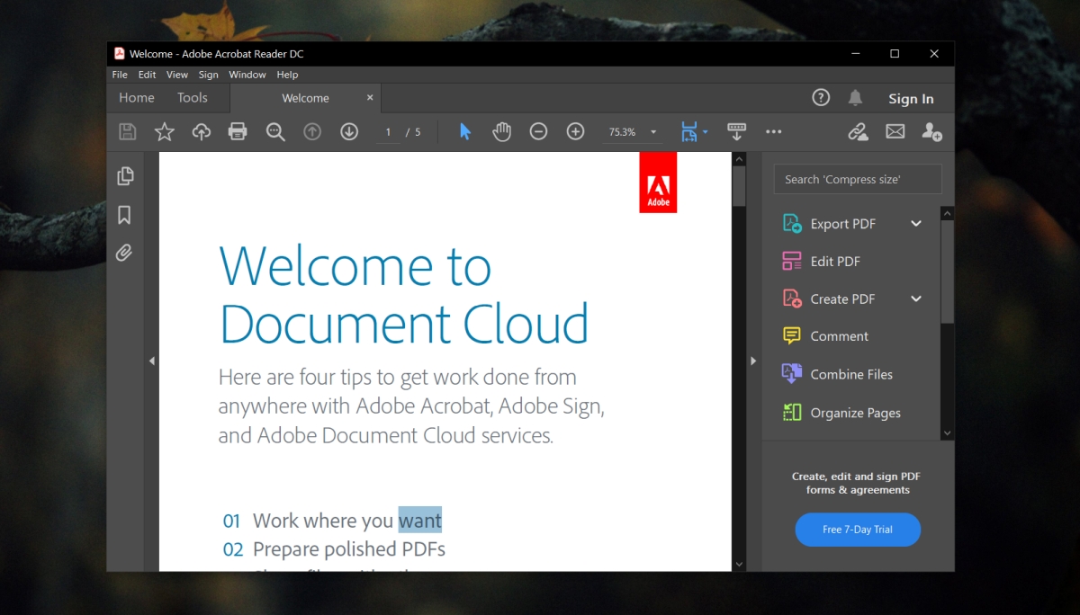 Adobe Reader no imprime documentos PDF