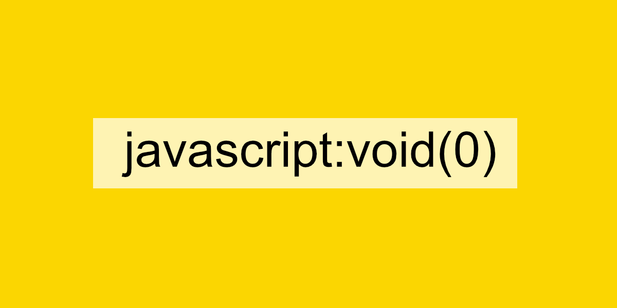 ошибка javascript void 0