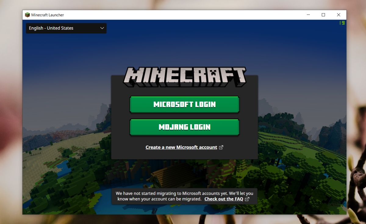 Бесплатная пробная версия Minecraft Java Edition