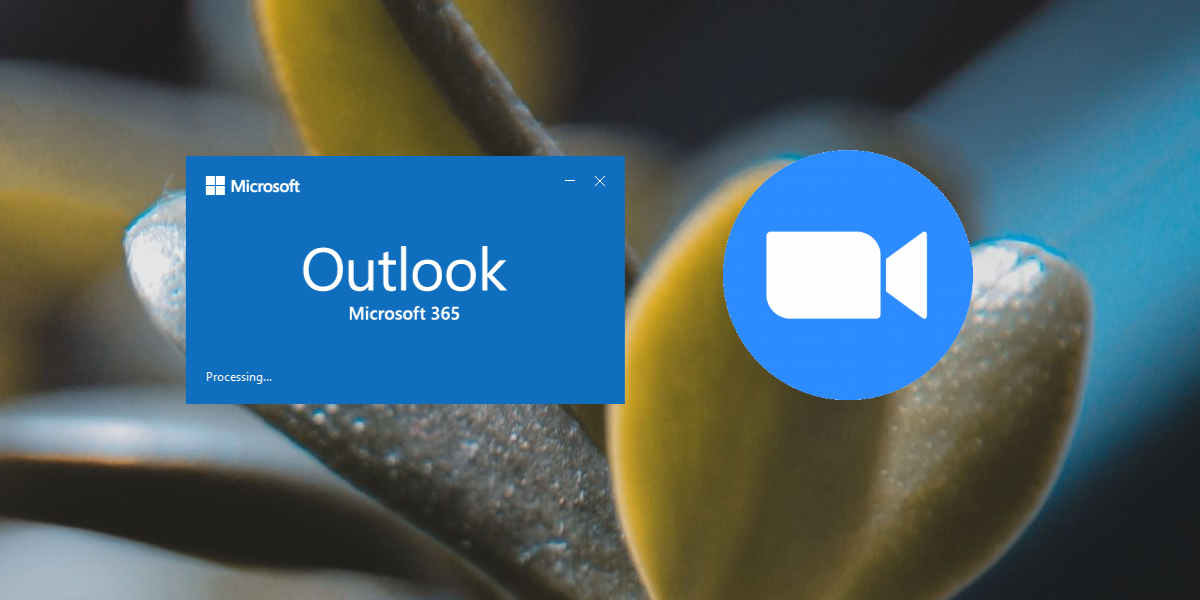 Zoom встреча в Outlook