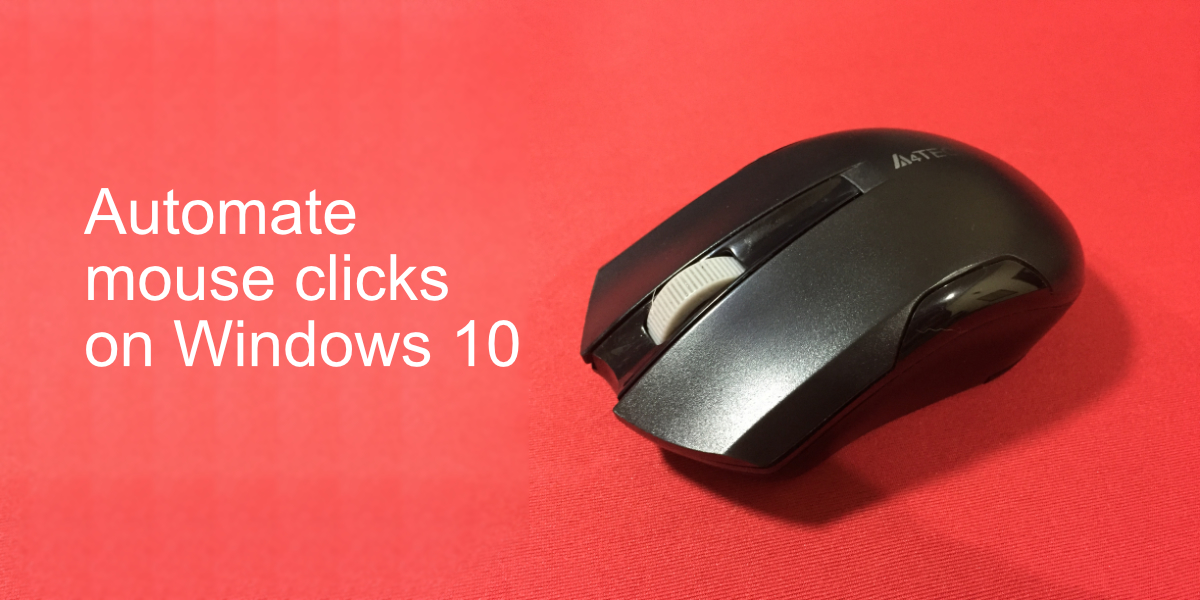 автоматизировать щелчки мышью в Windows 10