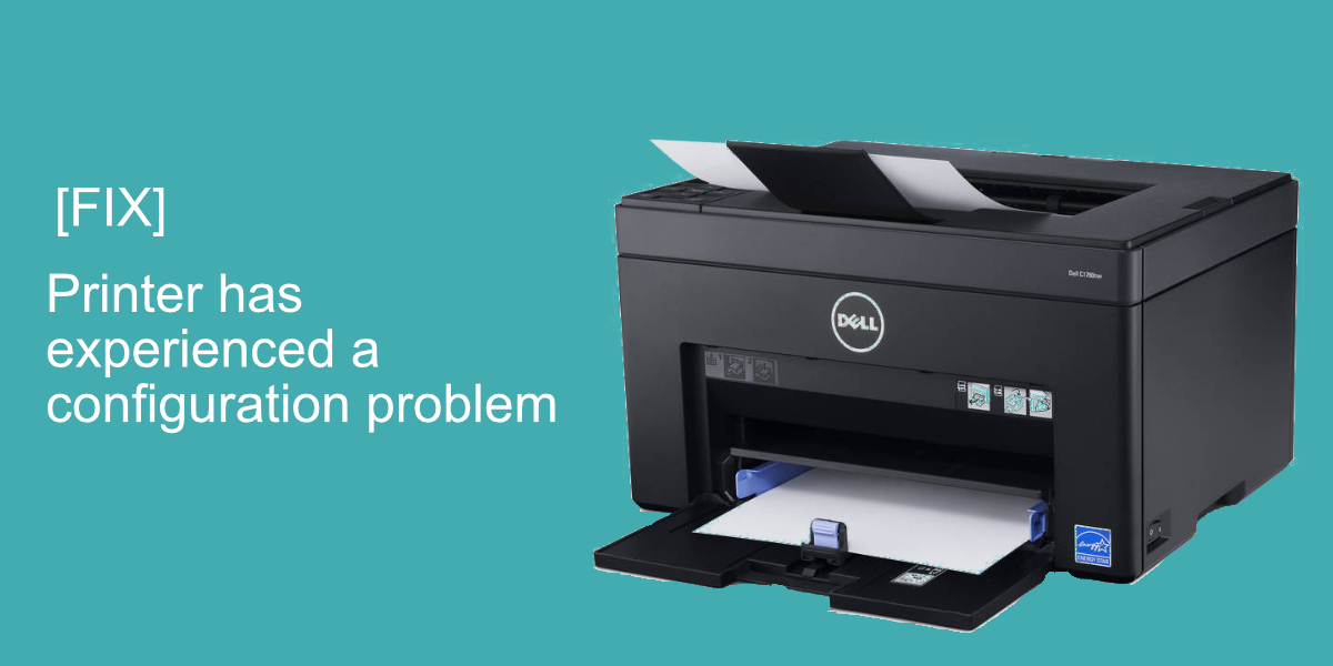 l'imprimante a rencontré un problème de configuration