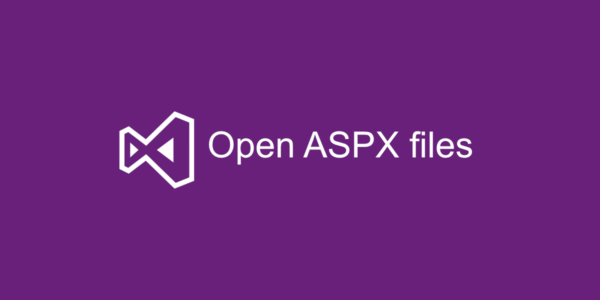 apri file ASPX