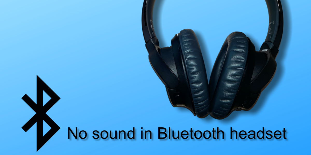 brak dźwięku w zestawie słuchawkowym Bluetooth