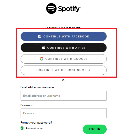 hulu sign in with spotify