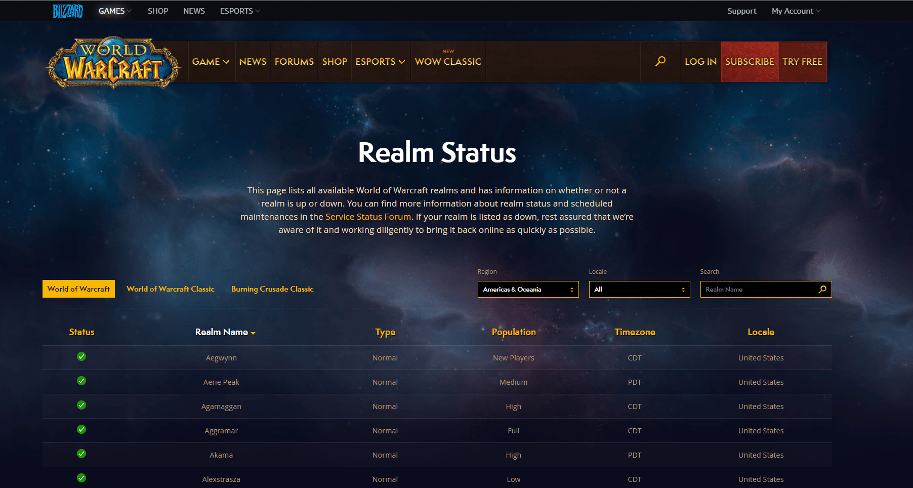 Статус серверов ВОВ. Варкрафт статус. Warcraft не запускается. Warcraft status population.