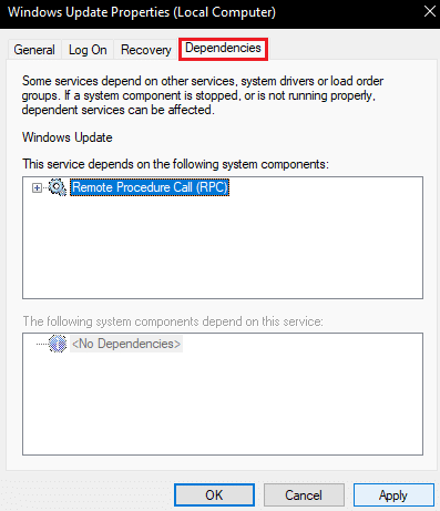 Could not establish connection updater