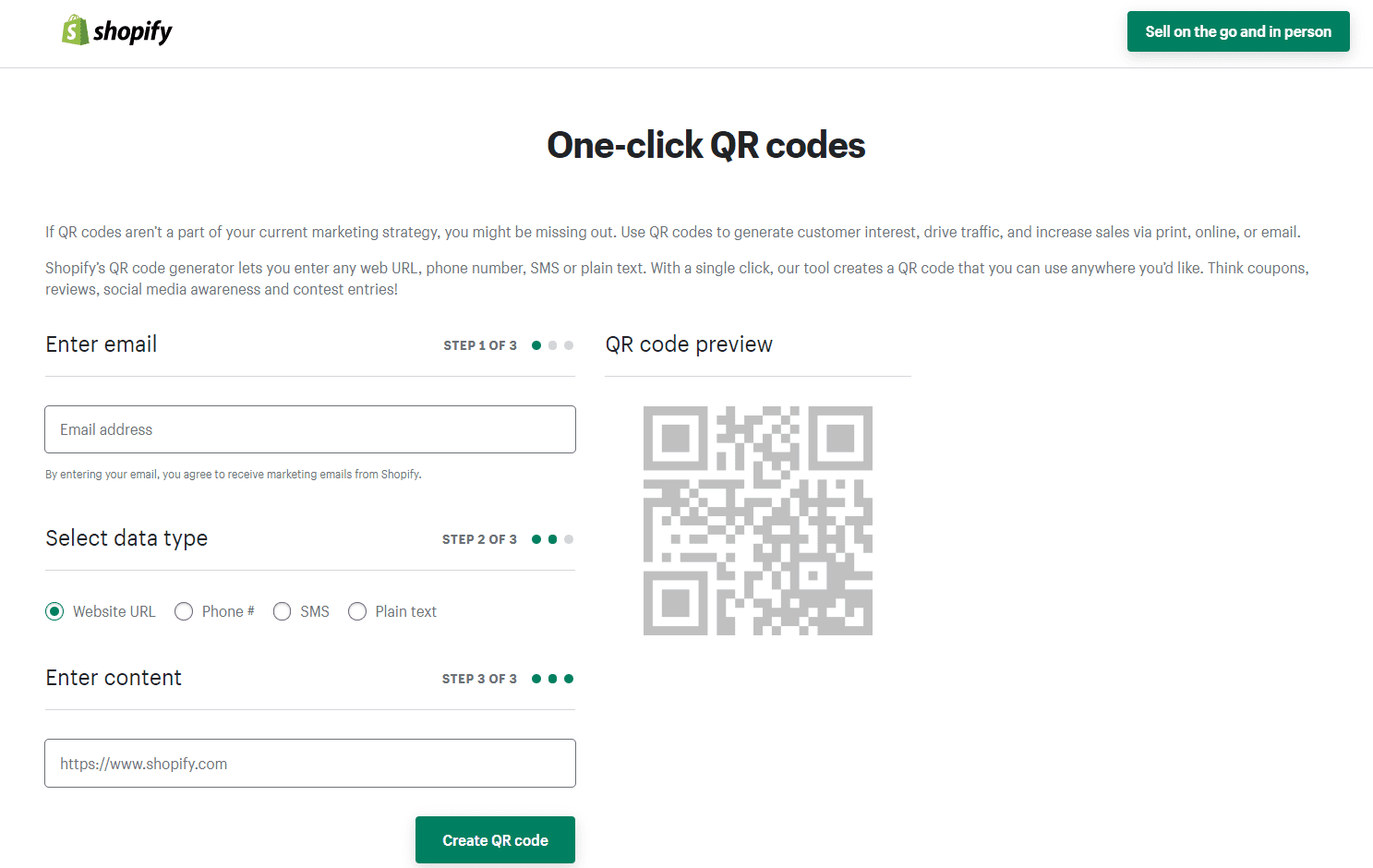 Qr code generator shopify