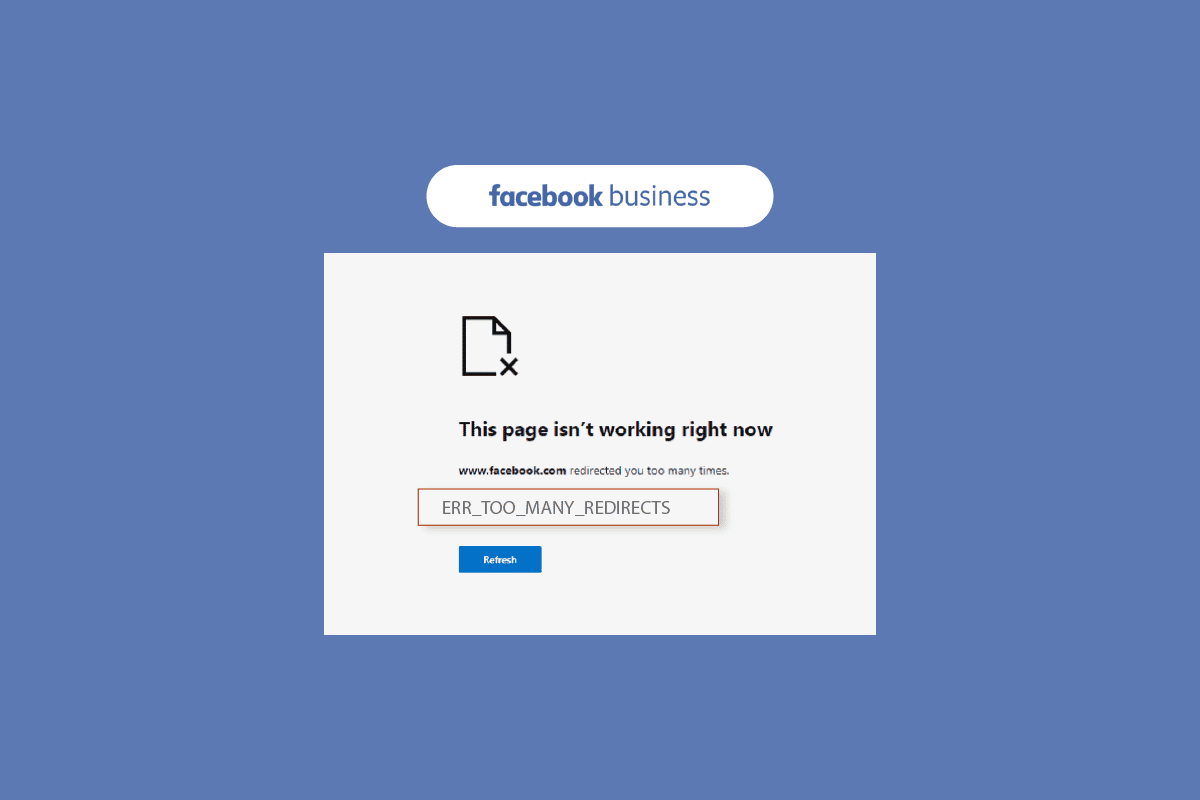 Sửa lỗi trang kinh doanh trên Facebook quá nhiều chuyển hướng