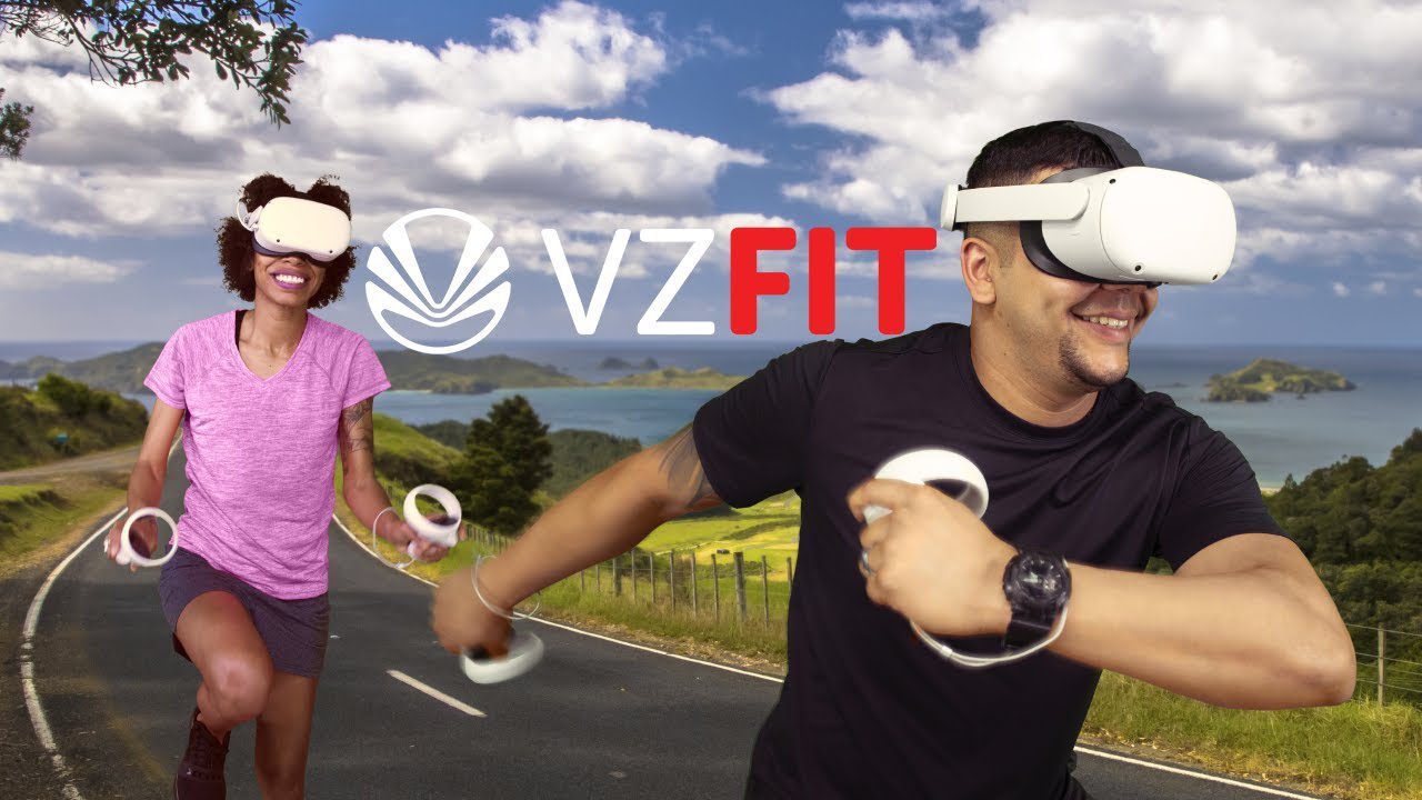 Тренер в VR.. VZFIT Oculus Quest 2. VR для велотренажеров и бокса. Фитнес тренер VR игры Pico 4.