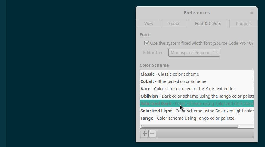 Come modificare le combinazioni di colori gedit su Linux
