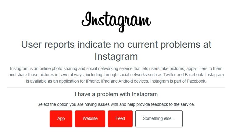 Problemi con Instagram? Utilizzare questa guida alla risoluzione dei problemi