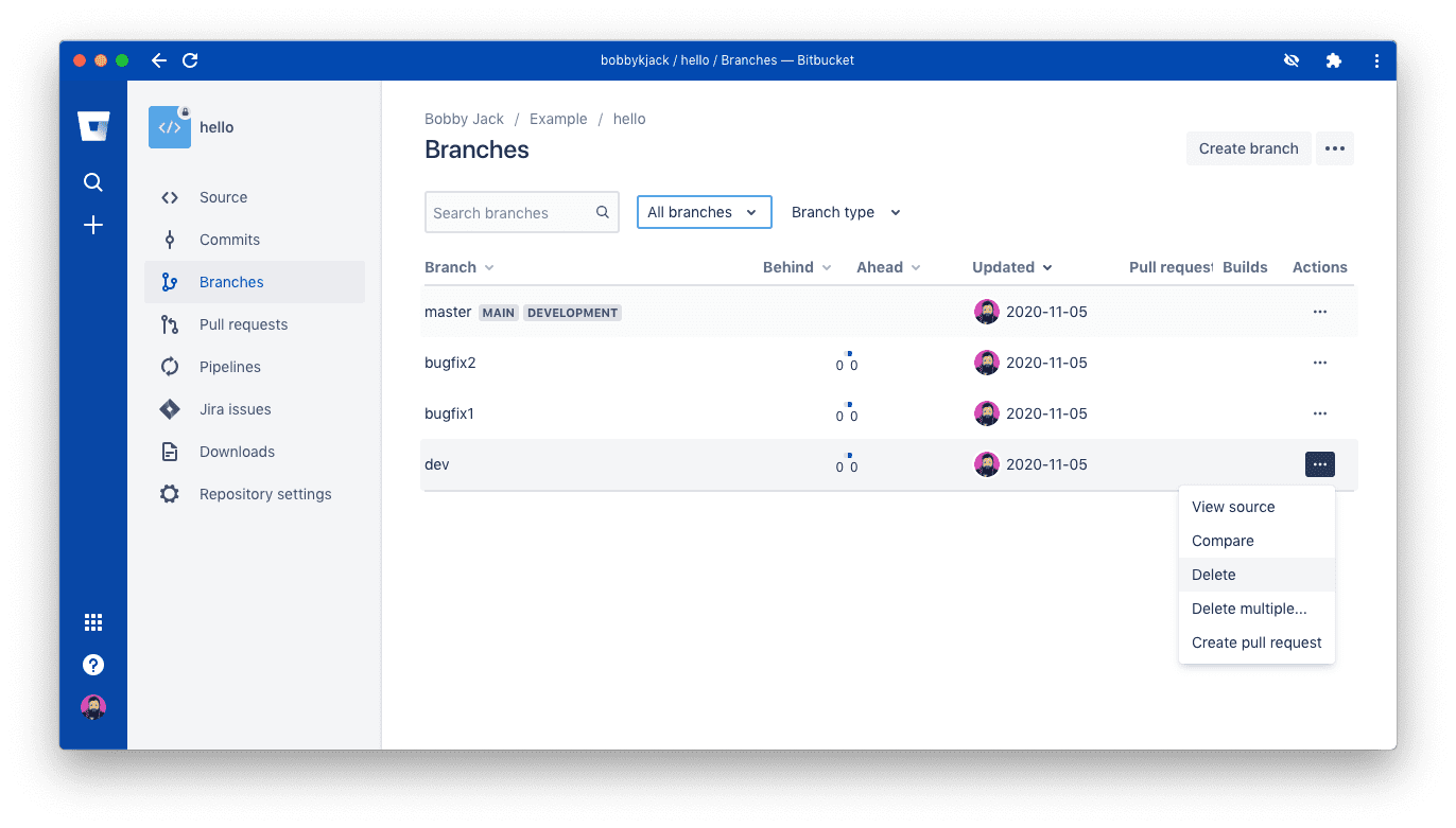 Удаление ветки git. Bitbucket Интерфейс. Как удалить ветку git локально. Bitbucket repository settings.